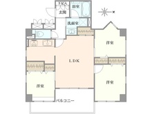 【東京都/中野区南台】サーパス方南町 間取り図