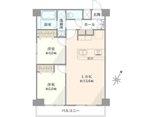 【神奈川県/横浜市青葉区市ケ尾町】パールマンション市ヶ尾 間取り図
