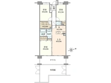 【東京都/江東区新砂】クレストフォルム東京アヴァンセ 間取り図