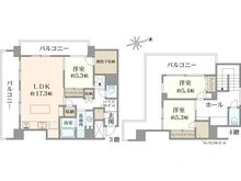 【東京都/杉並区高円寺南】高円寺ニューナショナルコート 間取り図