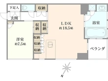 【東京都/渋谷区広尾】グラスタワー 間取り図