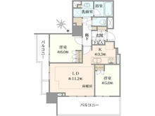 【東京都/豊島区東池袋】プラウドタワー東池袋 間取り図