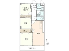 【東京都/武蔵野市中町】武蔵野コーポラス 間取り図