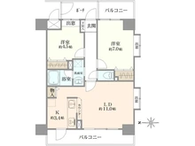 【東京都/荒川区東尾久】サントーア西日暮里 間取り図
