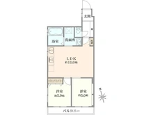 【東京都/中野区野方】中野ハイツ 間取り図
