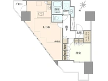 【東京都/豊島区東池袋】プラウドタワー東池袋ステーションアリーナ 間取り図
