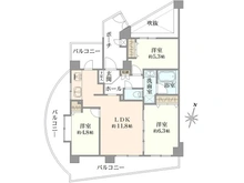 【埼玉県/朝霞市仲町】ライオンズガーデン朝霞 間取り図