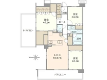 【東京都/板橋区上板橋】パークホームズ上板橋 間取り図