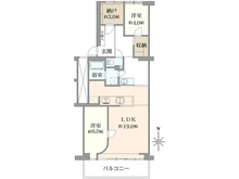 【東京都/中野区鷺宮】白鷺ハイム 間取り図