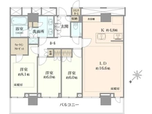 【東京都/北区上十条】ザ・タワー十条 間取り図