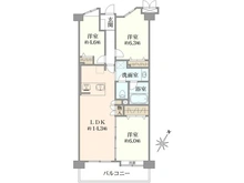【埼玉県/朝霞市溝沼】ライオンズヴィアーレ朝霞 間取り図