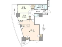 【東京都/豊島区池袋】ルミナリータワー池袋 間取り図