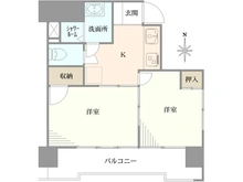 【東京都/板橋区大谷口北町】パラスト中板橋 間取り図