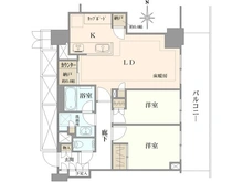 【東京都/豊島区池袋】ブリリアタワー池袋　WEST 間取り図
