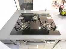 【東京都/板橋区小茂根】コスモ小竹向原ガーデンフォルム キッチン：三口コンロ