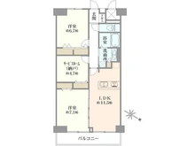 【東京都/足立区大谷田】中川ビューハイツ 間取り図