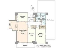 【東京都/豊島区高田】シティテラス目白 間取り図