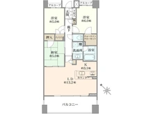 【東京都/北区志茂】アクエアリバージュ東京 間取り図