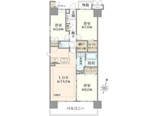 【東京都/板橋区志村】ヴィオスガーデン城山 間取り図