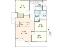 【東京都/板橋区桜川】クアトロウーノ城北中央公園  間取り図