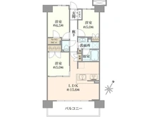 【東京都/北区志茂】ザ・パークハウスオイコス赤羽志茂　フォーススクエア 間取り図
