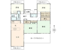 【東京都/練馬区上石神井】エクセラントーワ第3 間取り図