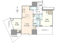 【東京都/豊島区池袋】ルミナリータワー池袋 間取り図