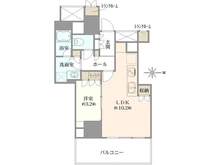 【東京都/豊島区池袋】ブリリアタワー池袋ウエスト 間取り図