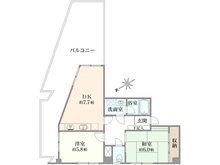 【東京都/豊島区南長崎】アビタシオン南長崎 間取り図