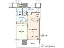 【東京都/豊島区南池袋】ブリリアタワー池袋 間取り図