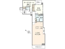 【東京都/豊島区千早】キャッスルマンション千早町 間取り図