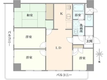 【東京都/板橋区熊野町】秀和大山レジデンス 間取り図