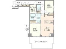 【東京都/板橋区大山東町】ルピナス大山グランドタワーiステージ 間取り図