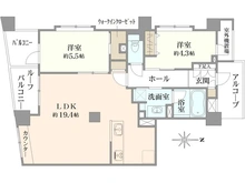 【東京都/板橋区前野町】レクセルときわ台 間取り図