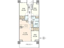 【東京都/世田谷区南烏山】ザ・パークハウス千歳烏山グローリオ　 エアリーコート 間取り図