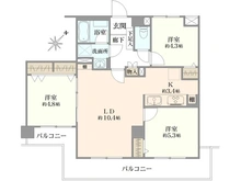 【東京都/北区赤羽西】レーベンハイム赤羽西が丘 間取り図