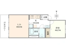 【東京都/豊島区千早】豊島千早町ローヤルコーポ 間取り図