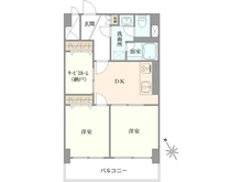 【東京都/豊島区東池袋】パレドール池袋 間取り図