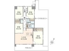 【東京都/板橋区小豆沢】パークハイツ小豆沢 間取り図
