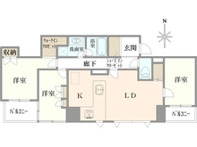 【東京都/板橋区大山町】クロス大山レジデンスウエスト 間取り図
