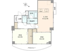 【東京都/板橋区板橋】ライオンズマンション新板橋 間取り図