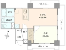 【東京都/墨田区千歳】ルックハイツ両国 間取り図