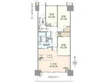 【東京都/板橋区相生町】グローリオ志村ハウス 間取り図