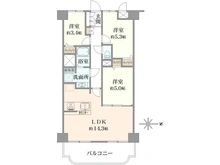 【東京都/板橋区坂下】蓮根ファミールハイツ1号棟 間取り図