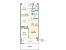 【東京都/北区西が丘】東建西が丘マンション 間取り図