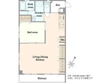 【東京都/豊島区上池袋】マンション大塚 間取り図
