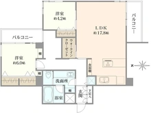 【東京都/渋谷区東】常盤松ロイアルハイツ 間取り図