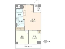 【東京都/板橋区南常盤台】メゾン南ときわ台 間取り図