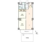 【東京都/板橋区南常盤台】財形第九常盤台マンション 間取り図