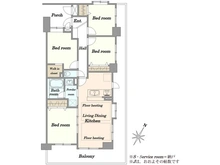 【東京都/板橋区宮本町】コスモ板橋エクセラ 間取り図